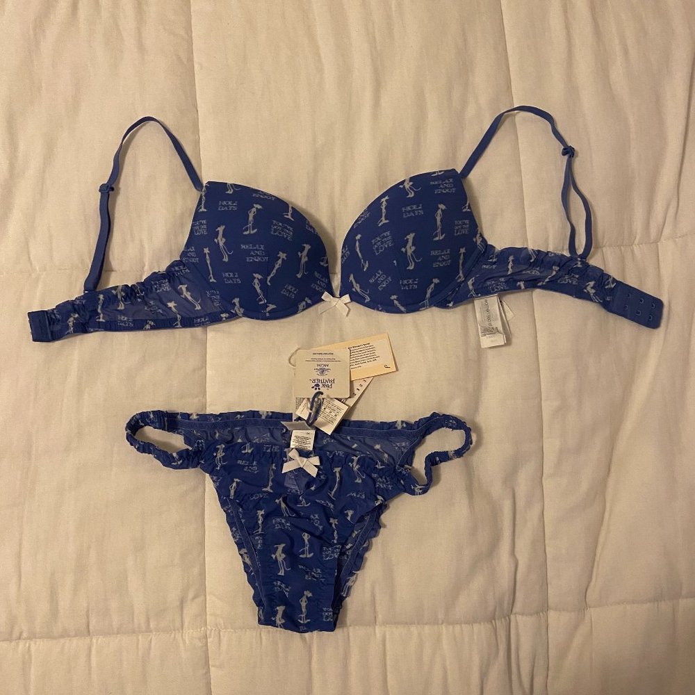 Pink Panther Underwear & Bra Set